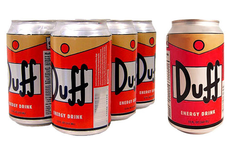 SIMPSONS DUFF ENERGY DRINK CAN